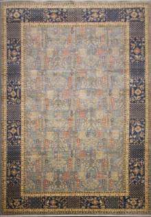 Шелковый Афганский ковер ручной работы Сhoubi (Чуби) 5.2x3.62