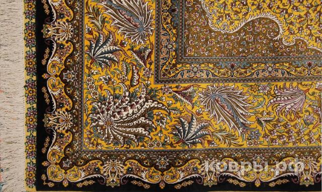 ковер ручной работы Шелковый Китайский ковер ручной работы Hereke (Хереке) 3.2x2.52 — фото 2
