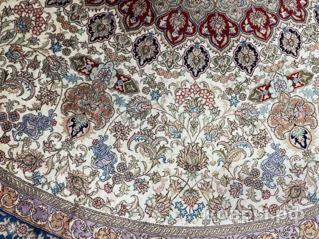 ковер ручной работы Шелковый Китайский ковер ручной работы 2.44x2.44 — фото 4