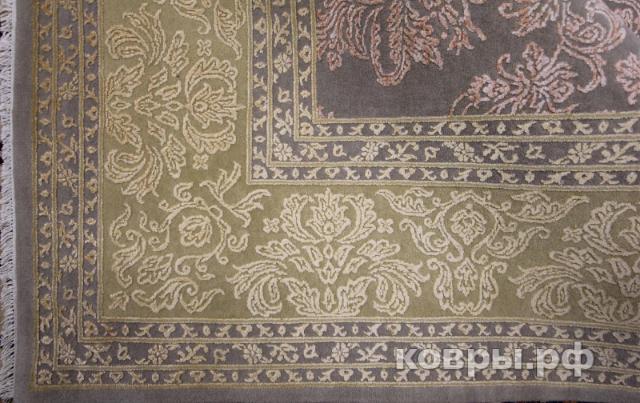 ковер ручной работы Индийский ковер ручной работы из шелка и шерсти Radjput (Раджпут) 3.64x2.76 — фото 4