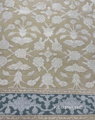 ковер ручной работы Индийский ковер ручной работы из шелка и шерсти Rajkumar (Ражкумар) 1.57x0.95 — фото 3