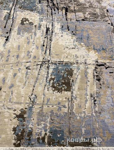 ковер ручной работы Индийский ковер ручной работы из шелка и шерсти 3.1x2.47 — фото 4