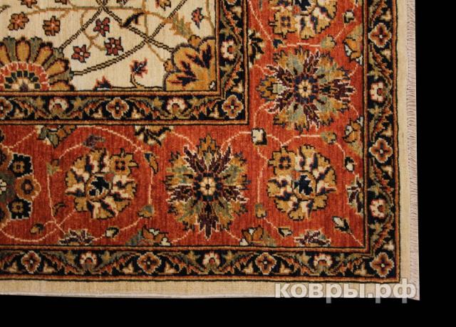 ковер ручной работы Афганский ковер ручной работы из шелка и шерсти Bidjar (Биджар) 2.84x1.95 — фото 3