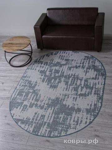 ковер Ковер MERINOS KAIR S144 BLUE Овал — фото 2