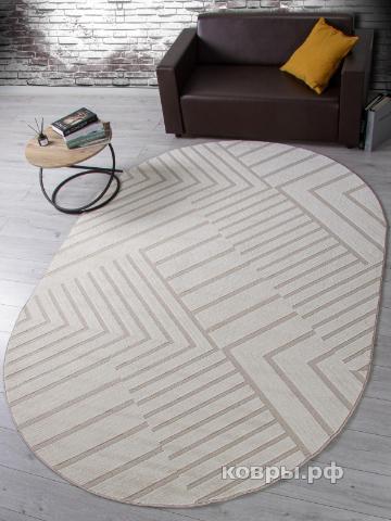 ковер Ковер MERINOS DIOS F438 LIGHT CREAM Овал — фото 3