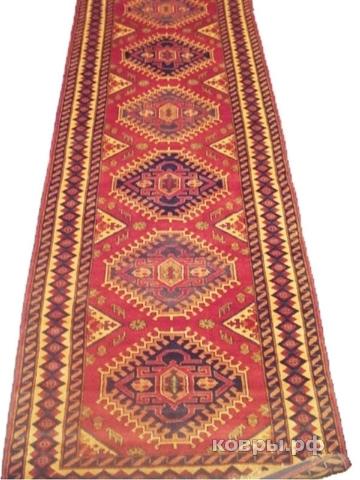 ковер ручной работы Афганский ковер ручной работы Ширван 0.9x3.0м — фото 2