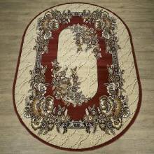 Светлый ковёр Лайла де Люкс 15409 10362 овал