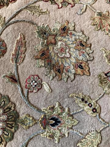 ковер ручной работы Индийский ковер ручной работы из шелка и шерсти Agra (Агра) 2.51x3.45 — фото 2