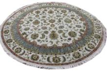 Индийский ковер ручной работы из шелка и шерсти Agra (Агра) 1.86x1.86