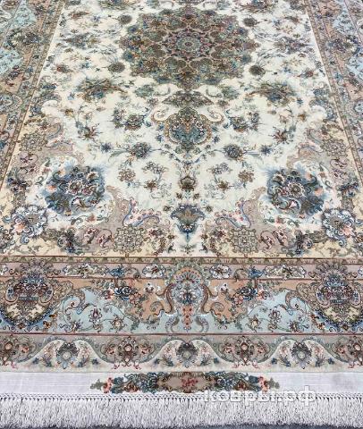 ковер ручной работы Иранский ковер ручной работы из шелка и шерсти Tabriz (Табриз) 3.02x2.02 — фото 6