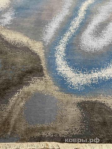 ковер ручной работы Индийский ковер ручной работы из шелка и шерсти 2.76x1.8 — фото 4