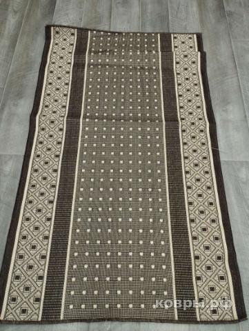 Халява Коврик №198 -коричневый, размер 1 на 1,6 метра