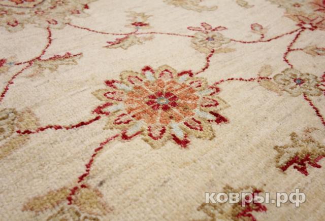 ковер ручной работы Шелковый Афганский ковер ручной работыСhoubi (Чуби)  3.42x2.47 — фото 2