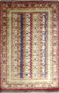 Афганский ковер ручной работы из шелка и шерсти Shawl (Шаль) 2.88x2.14