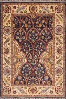 Шерстяной Афганский ковер ручной работы Kazakh (Казах) 2.42x1.71