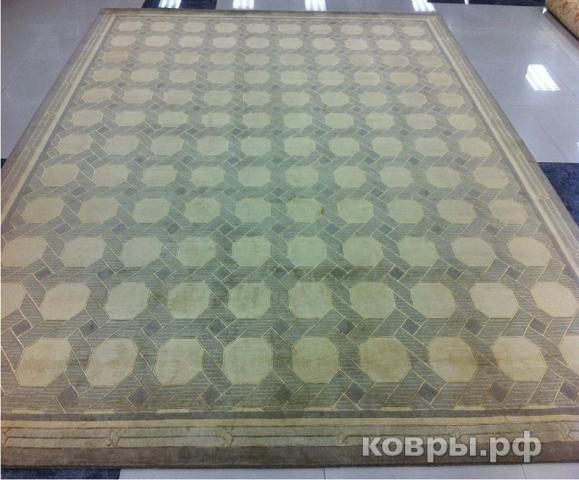 ковер ручной работы Дизайнерский ковер ручной работы из шерсти дикого яка 011 2.74x3.66 — фото 2