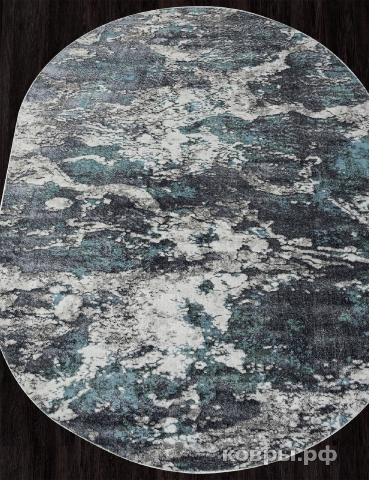 ковер ARTEMIS SAFARI 02463H BLUE / GREY Овал — фото 2