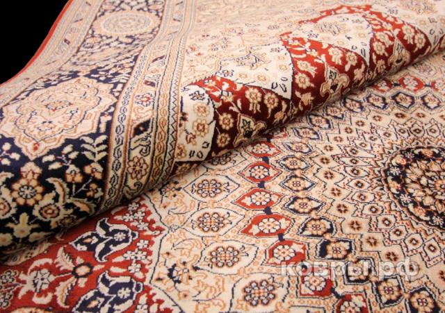 ковер ручной работы Шелковый Китайский ковер ручной работы 2.46x1.55 — фото 3