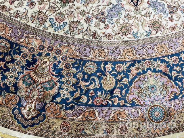 ковер ручной работы Шелковый Китайский ковер ручной работы 2.44x2.44 — фото 5