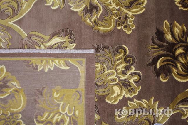 ковер ручной работы Китайский ковер ручной работы из шелка и шерсти 2.44x1.68 — фото 3