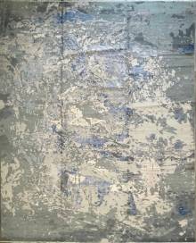 Индийский ковер ручной работы из шелка и шерсти 4.6x3.67