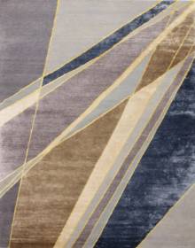 Индийский ковер ручной работы из шелка и шерсти 3.61x2.79