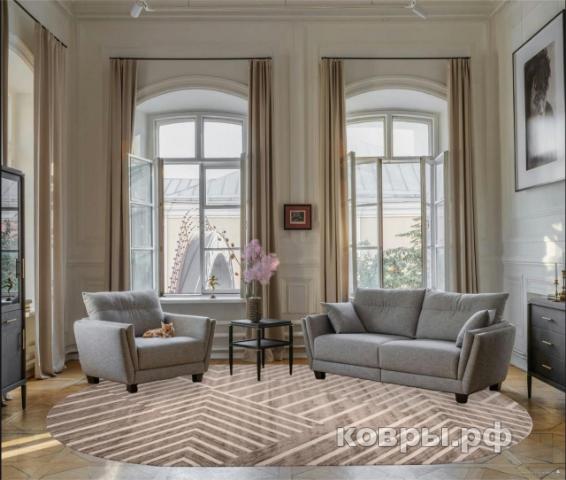 ковер Ковер MERINOS DIOS F438 BEIGE Овал — фото 3